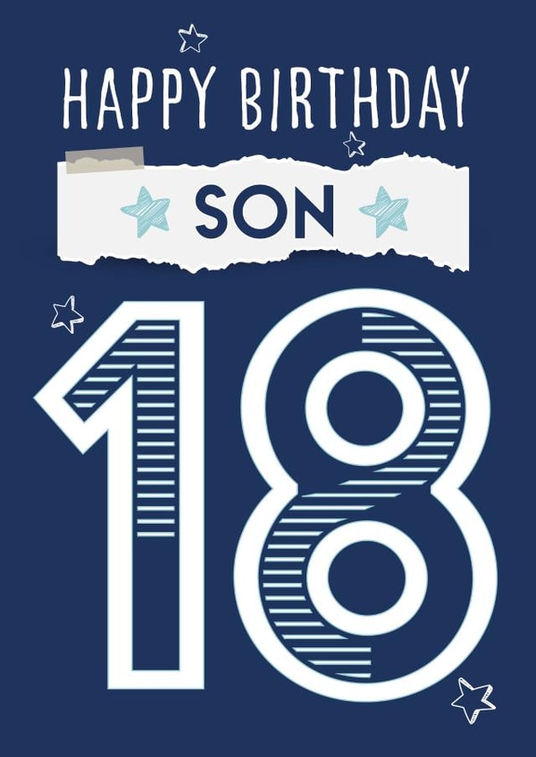 Happy birthday Son 18 created by Betty Kitten