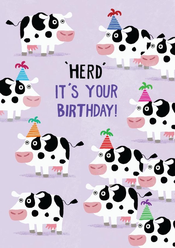 'Herd' it's your birthday! created by Pencilface