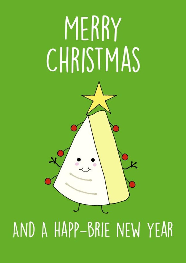 Merry Brie Christmas created by C+C Cards
