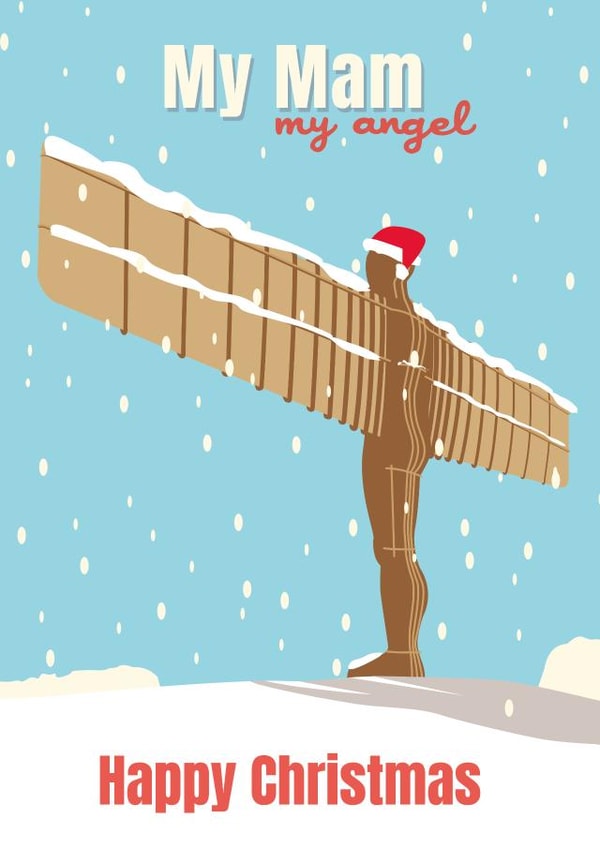 My Mam, my angel. Happy Christmas created by Cox a Doodle Doo