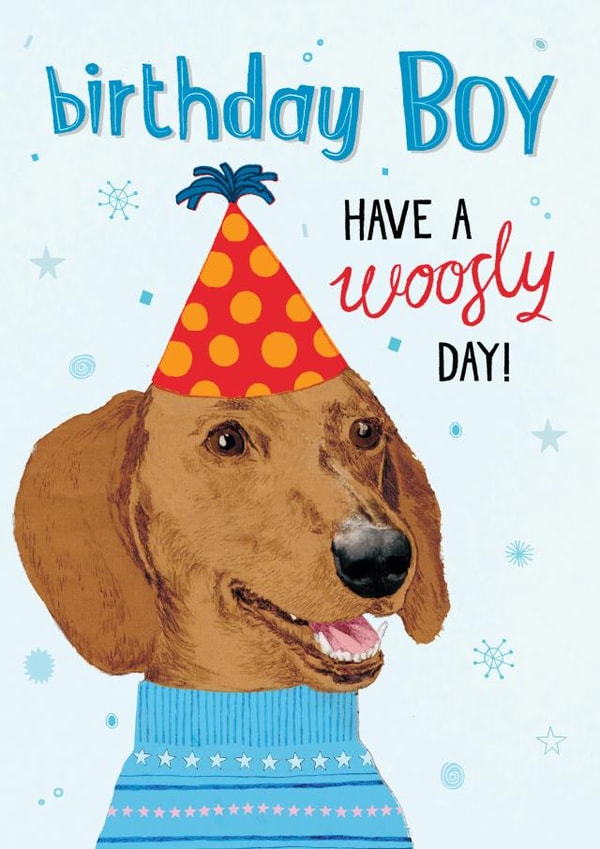 Birthday Boy Dog design created by Pencilface