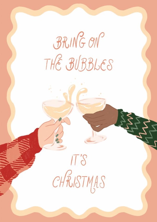 Bring on the bubbles, it's Christmas! created by Enyou Draws