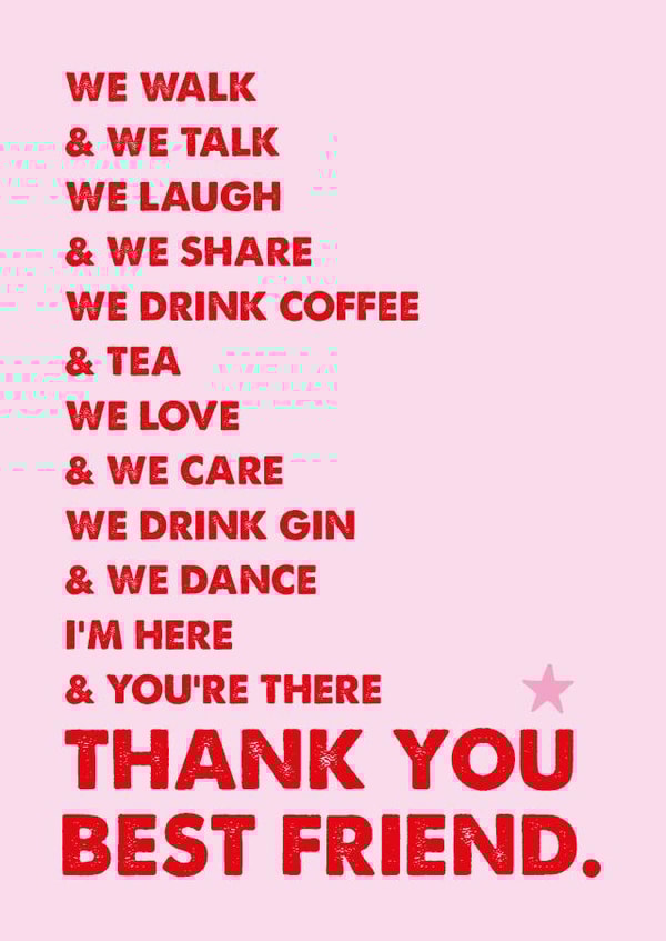 Thank you Best friend. created by Rulu