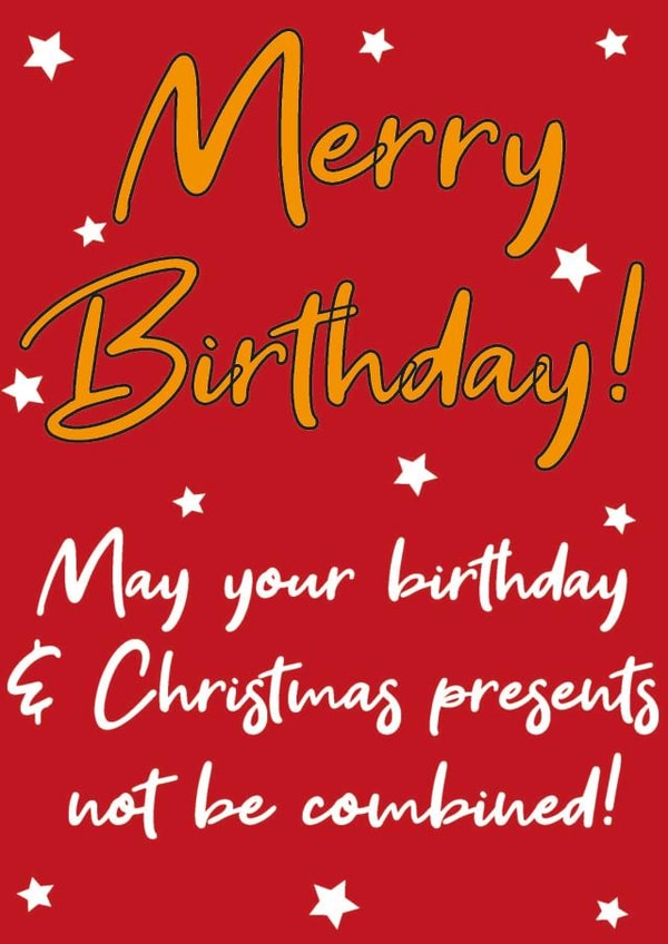 Merry Birthday! Christmas Birthday created by KGP Designs