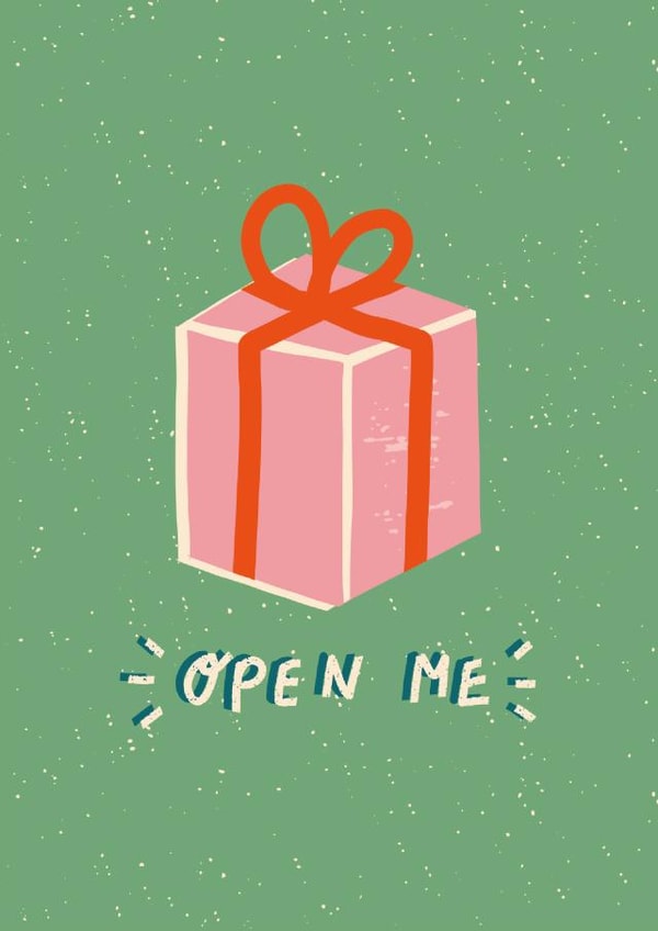 Open Me! Christmas Card created by Penny and Me