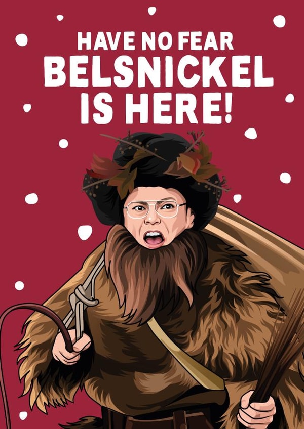 Dwight - Dwight From The Office - The Office - Have No Fear Belsnickel Is Here - Christmas Card created by All Things Banter
