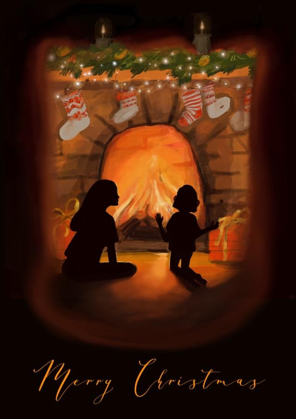 Christmas card created by Oliva_art
