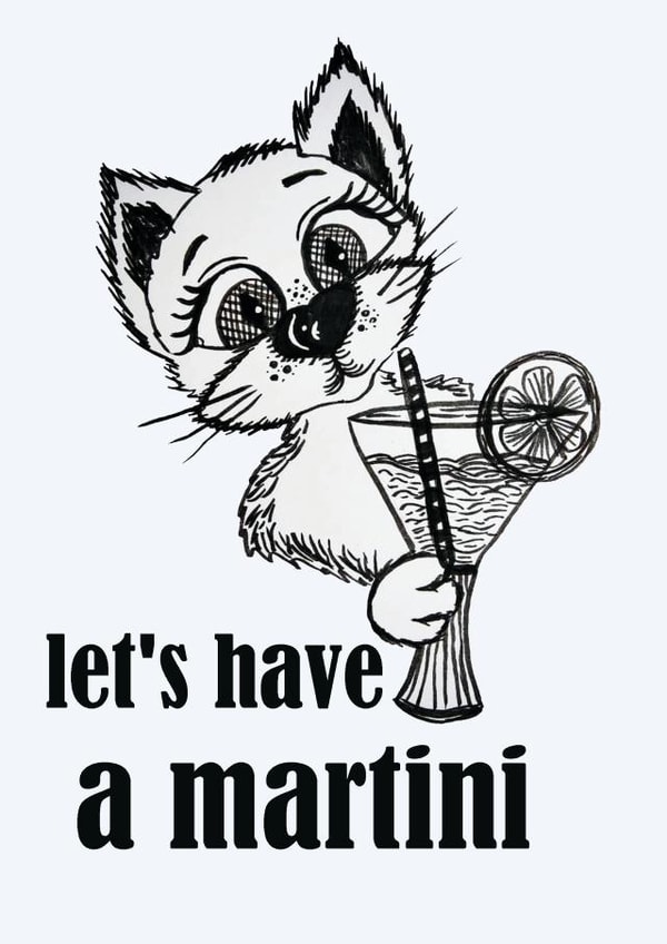 let's drink card created by Julia BU