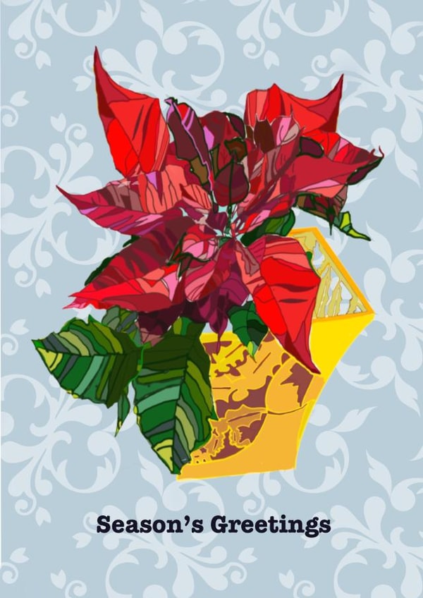 Classy and Planty Christmas Greetings created by Nina Modray