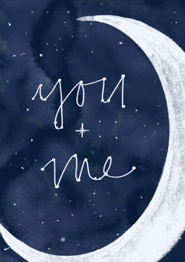 You + me in the stars created by The Potato Diary
