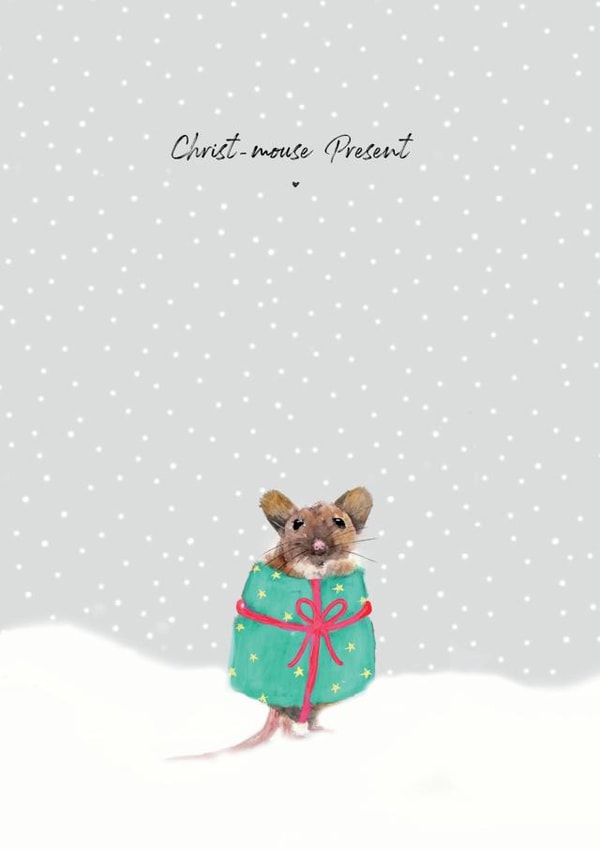 Christ-mouse present created by LAURA TRUBY DESIGNS