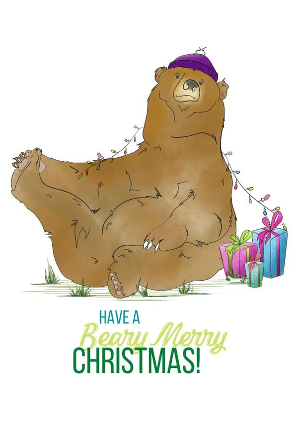 Christmas Bear created by The Whimsical Bear