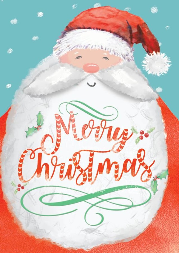Santa Claus Christmas Card created by Alexandra Elliot Designs
