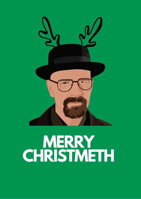 Breaking Bad Christmas Card created by Highgrove Cards