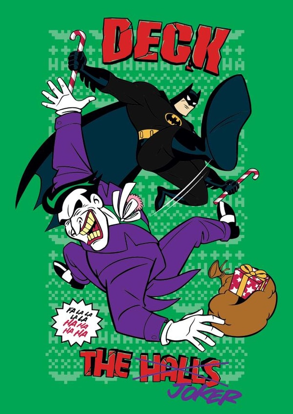 Deck the Joker Batman Card created by Cardology
