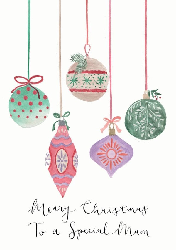 Merry Christmas to a Special Mum created by Sage and Hart