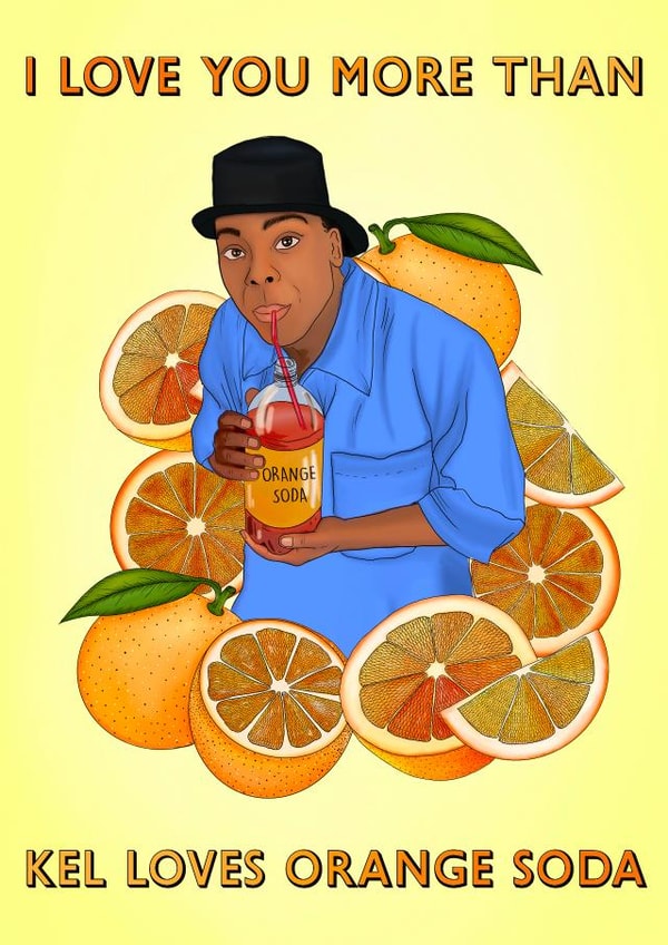 Kel Loves orange Soda  created by Poppy & Mabel 