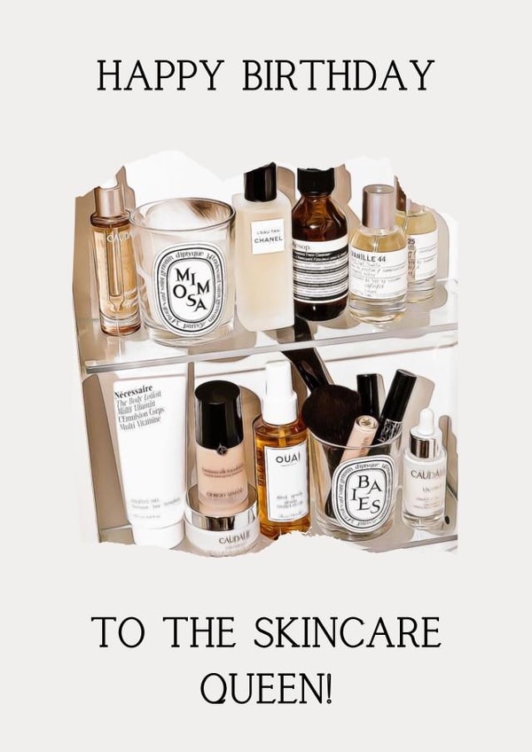 Skincare Birthday Queen created by Maya Prever