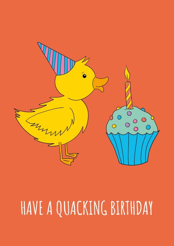 Have a quacking birthday created by stu.dio.art