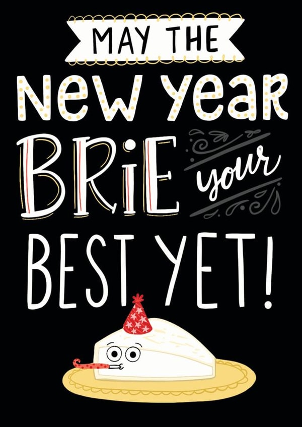 New Year Brie created by Fox Card Co