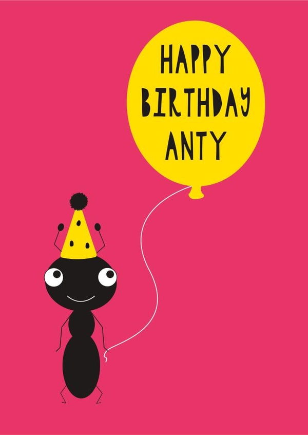 Happy Birthday Auntie created by Stripey Cats