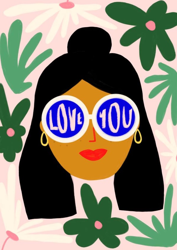 love you giiiiiiirl created by Rachael Presky