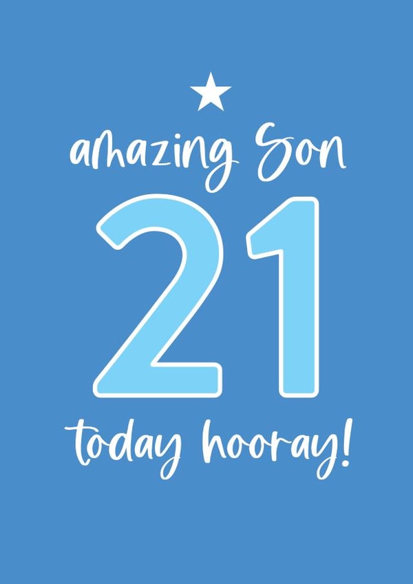 Happy 21st Birthday to an amazing Son created by Always Sparkle
