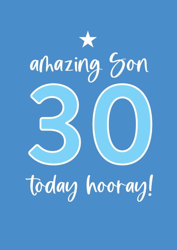 Happy 30th Birthday to an amazing Son created by Always Sparkle