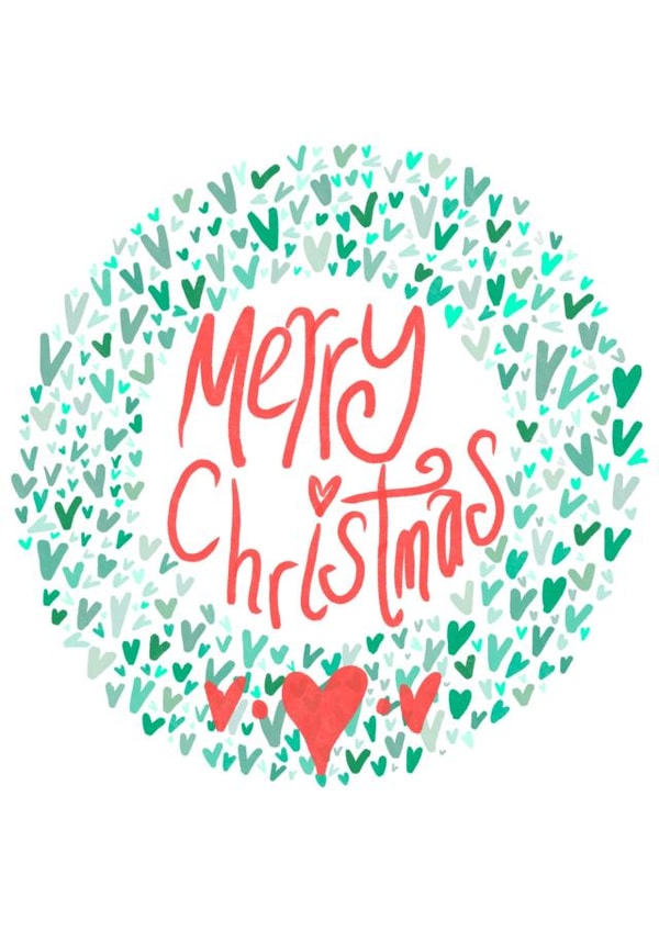 Wreath exploding with love created by Picoloco Studio