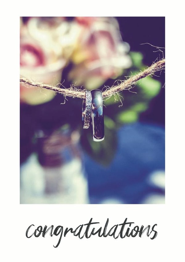 Congratulations Wedding and Engagement Card created by OOYABOD