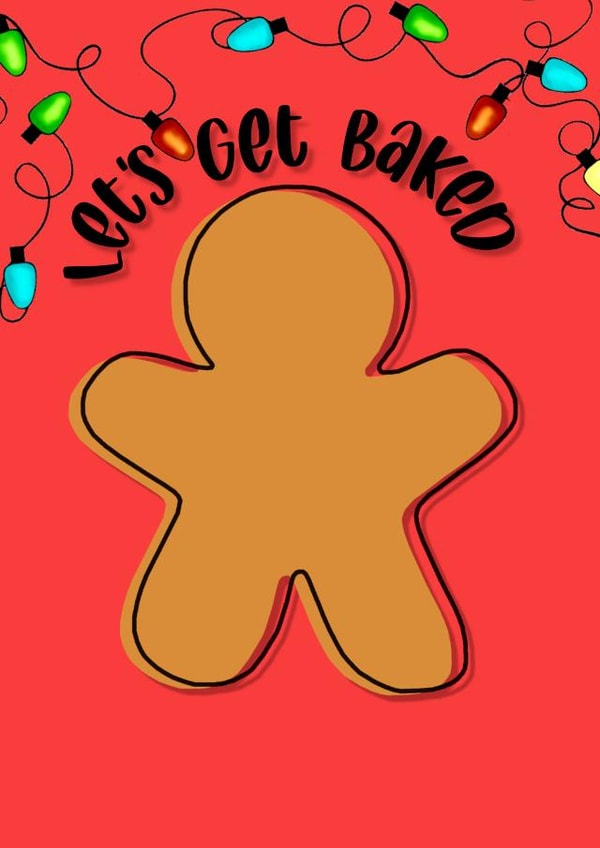 Let's Get Baked Christmas Card created by LemonBeeCards