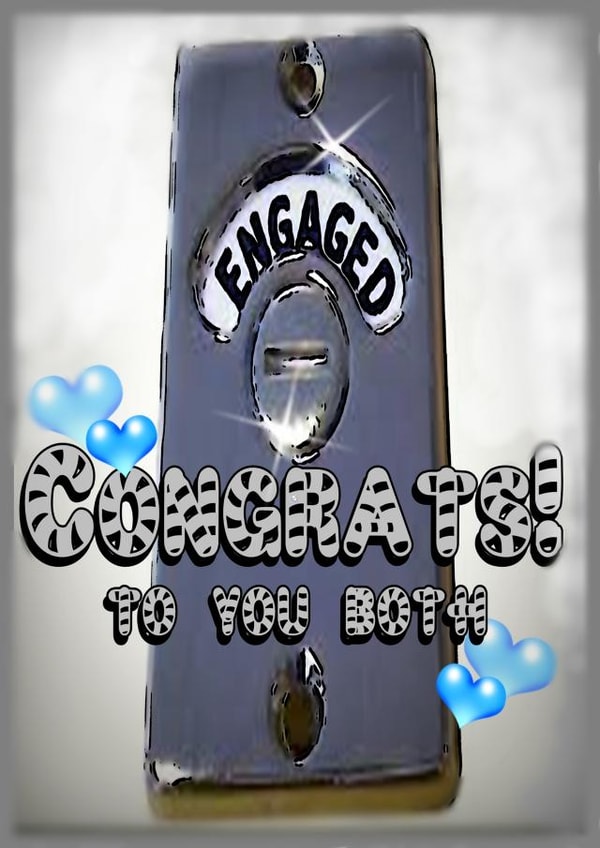 ENGAGED ON THE BOG! created by Janice I Cander