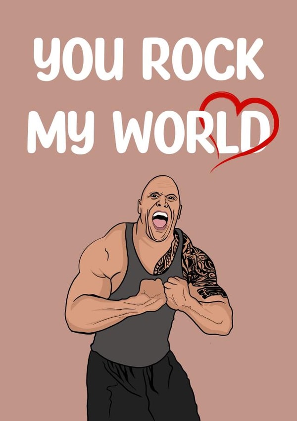The rock valentines and anniversary card created by Doublea