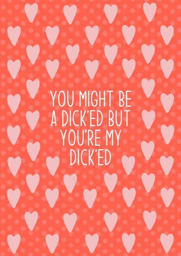 Rude Anniversary Card, valentines, for boyfriend, for girlfriend, funny, naughty created by By Emma Dearling