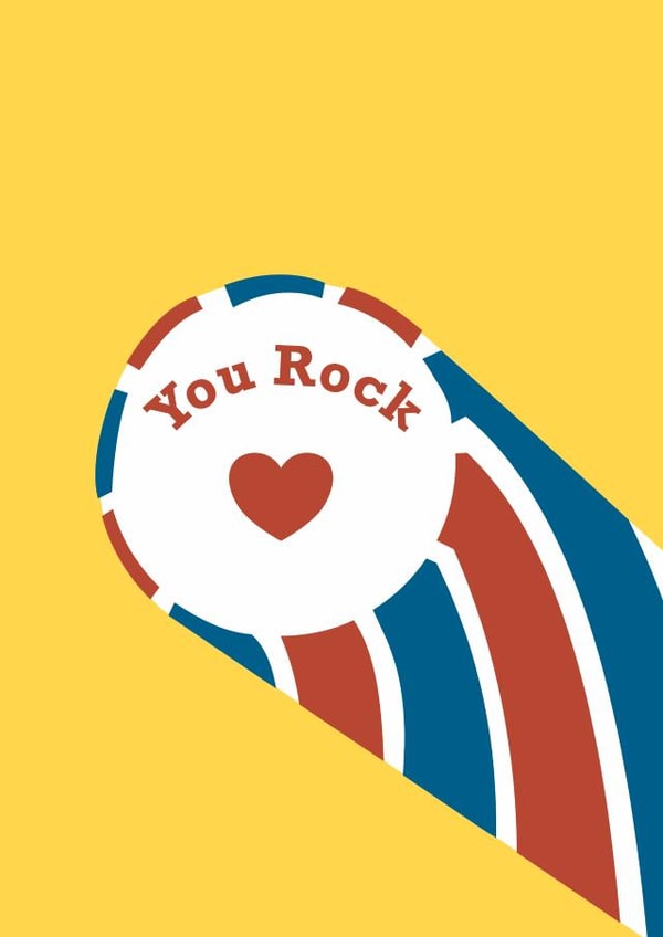You Rock - tell someone you love how great they are! created by Miss Brown Makes