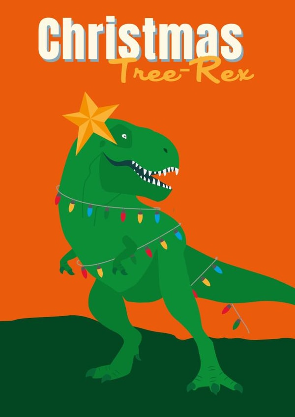 Christmas Tree-Rex created by Cox a Doodle Doo