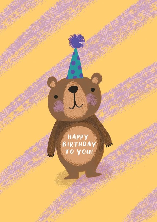 HAPPY BIRTHDAY BEAR created by HAPPY