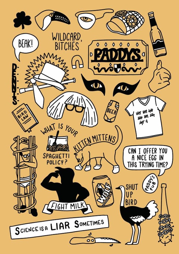 Always sunny any occasion card created by Good Goose Designs