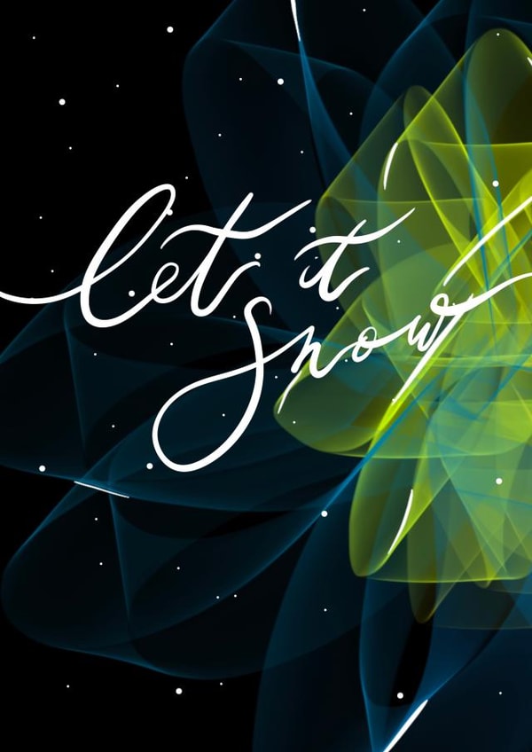 Let it snow night sky created by andyclayotbay