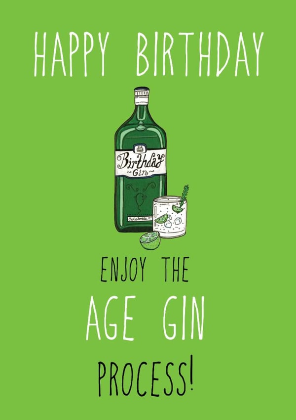 Age Gin Process created by Martyn Scribbler Illustration