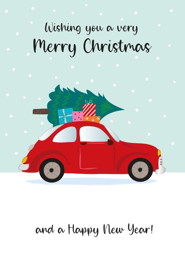 Merry Christmas Festive Christmas Car created by YTR Studios (Yasmin Tara)