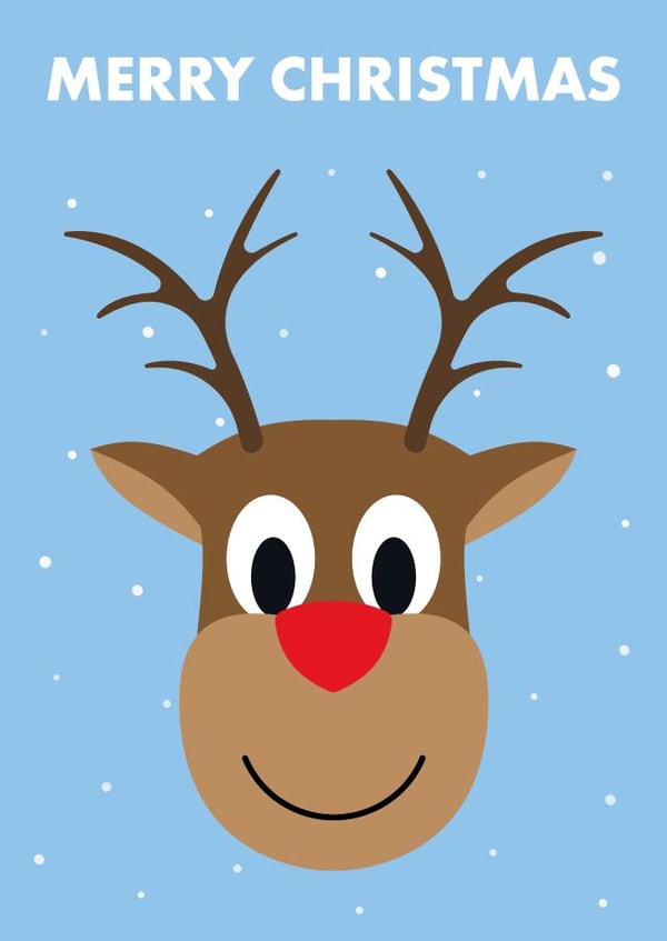 Cute Rudolph Card created by davewdesign