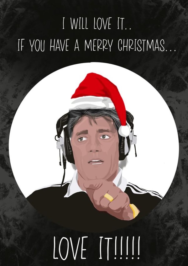 Newcastle Football Christmas Card created by Replay Prints