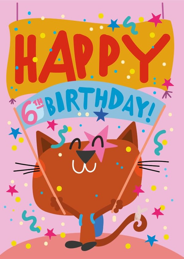 Happy 6th Birthday created by Banjo Robinson