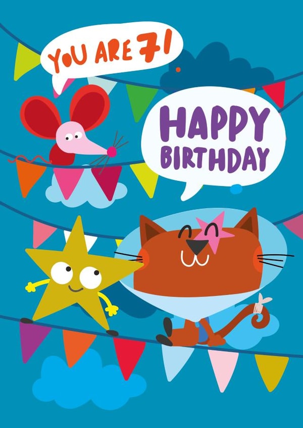 Happy 7th Birthday created by Banjo Robinson