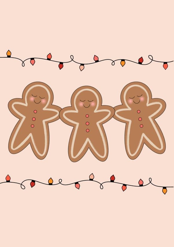 Gingerbread Christmas Card created by Designs By Ry