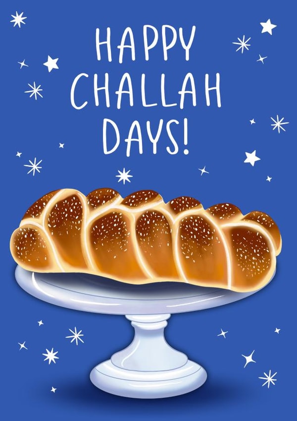 Happy Challah Days Hanukkah Card created by Amy Florence Design