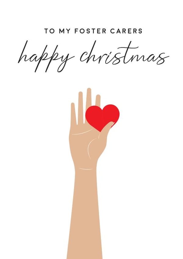 Foster Carer Christmas card created by notafictionalmum