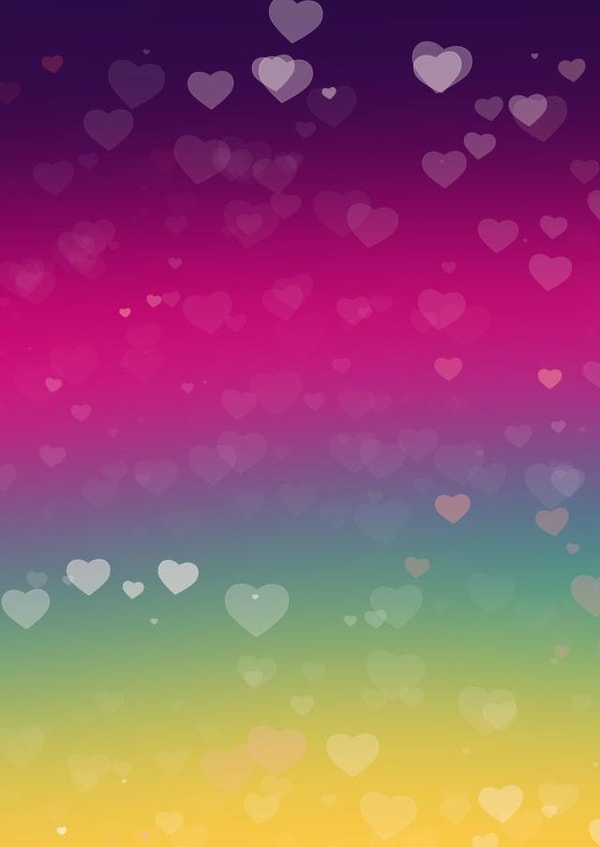 Rainbow Hearts created by G.Gray Collective