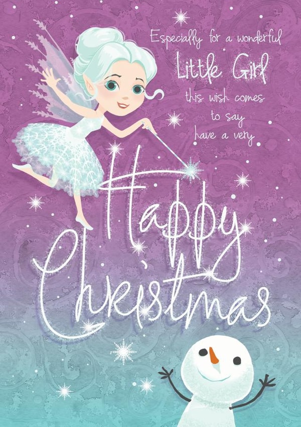 Christmas Snow Fairy Wish Card created by PipWilsonArt